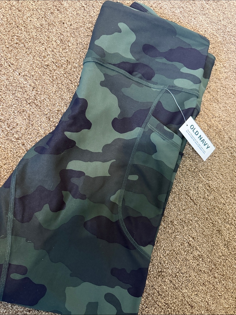 Old Navy Women’s Powersoft Camo Leggings